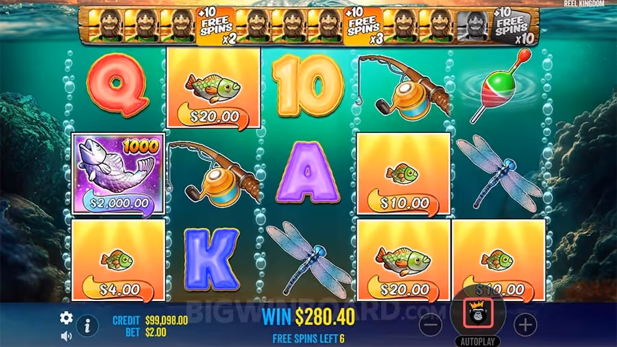 Big Bass Bonanza 1000 in action